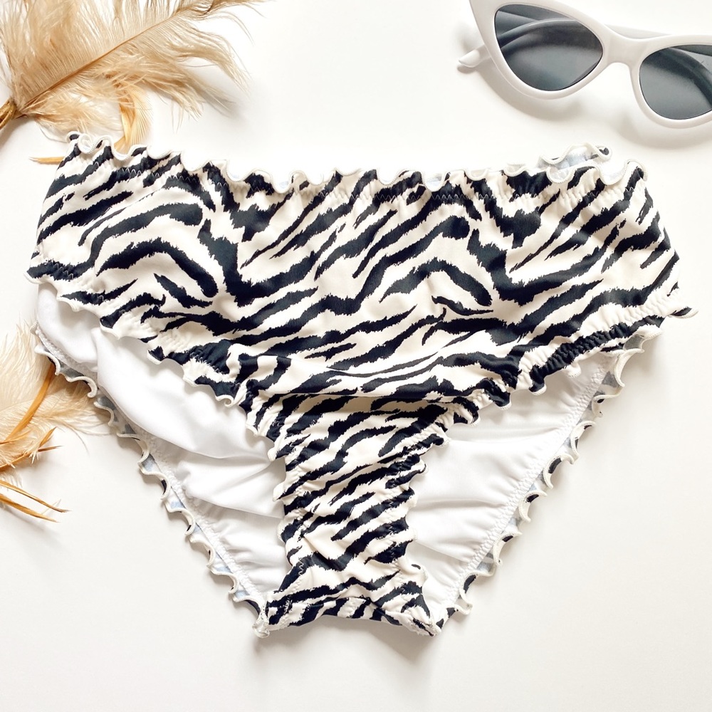 SHADE & SHORE SCRUNCHED BIKINI BOTTOMS